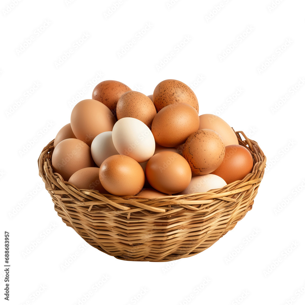 eggs in a basket isolated on transparent background Remove png, Clipping Path, pen tool eggs in a basket isolated on transparent background Remove png, Clipping Path, pen tool