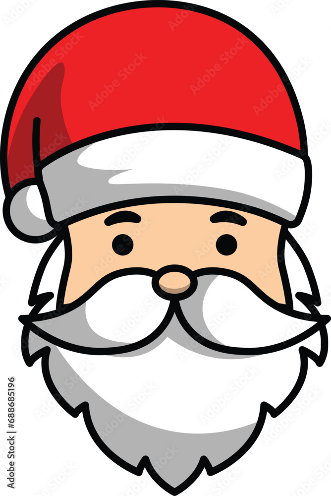 vector cartoon santa claus christmas greeting for christmas celebration vector cartoon santa claus christmas greeting for christmas celebration