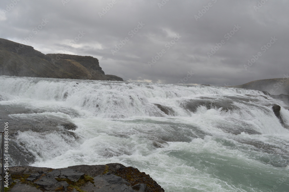 Islanda cascata Gullfoss