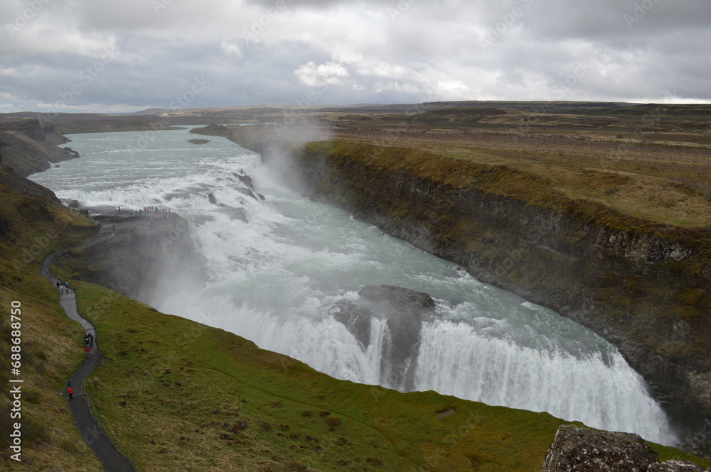 Fototapeta premium Islanda cascata Gullfoss