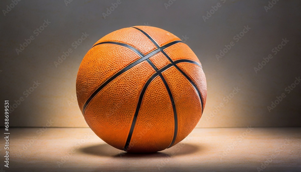 basketball ball over white background