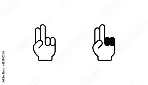 Appeal icon design with white background stock illustration