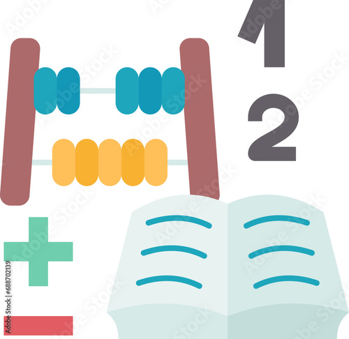 Tableau sur toile numeracy  icon
