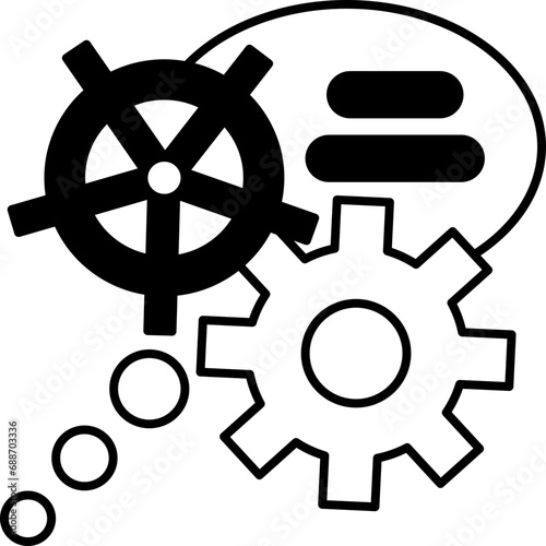 analytical  icon