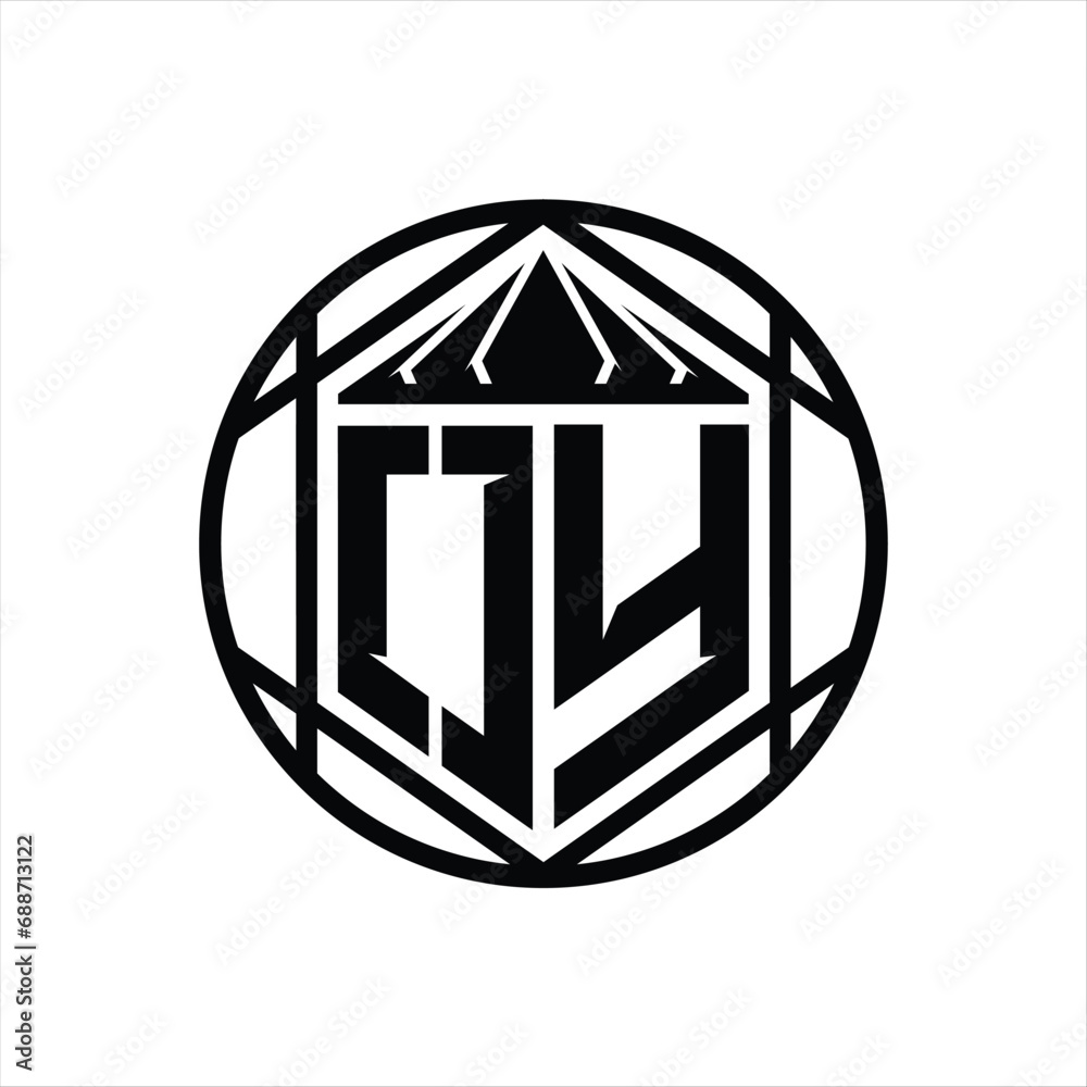 OY Letter Logo monogram hexagon slice crown sharp shield shape isolated circle abstract style design OY Letter Logo monogram hexagon slice crown sharp shield shape isolated circle abstract style design