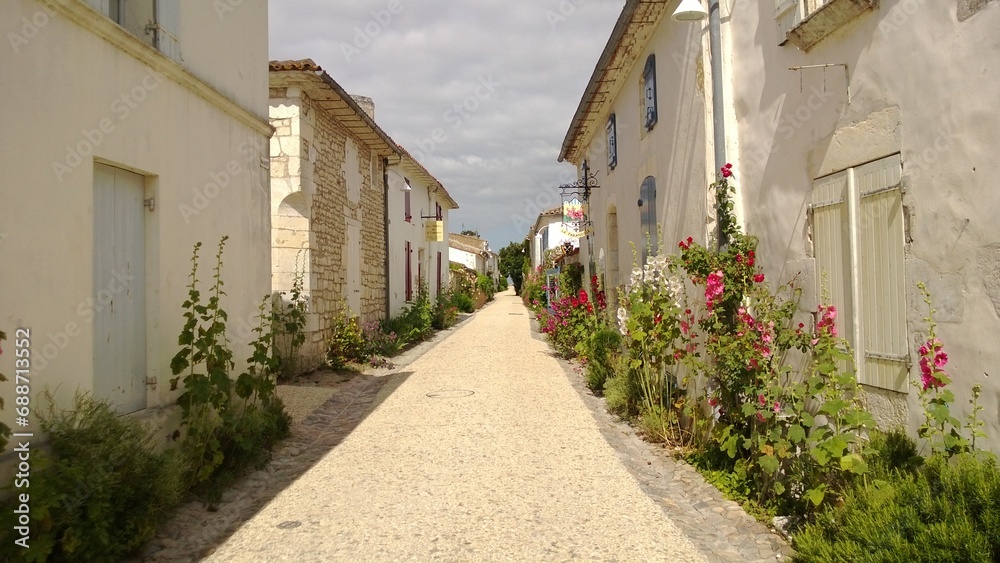 Village médiéval en France