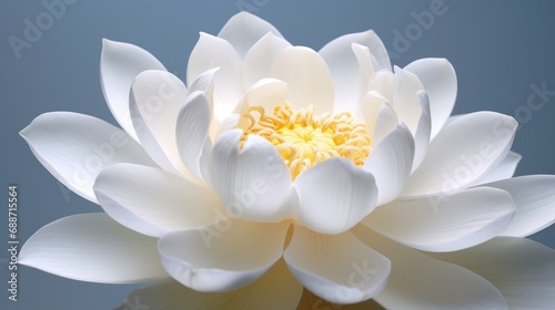  a close up of a flower on a white background with a blue sky in the background and a light blue sky in the middle.