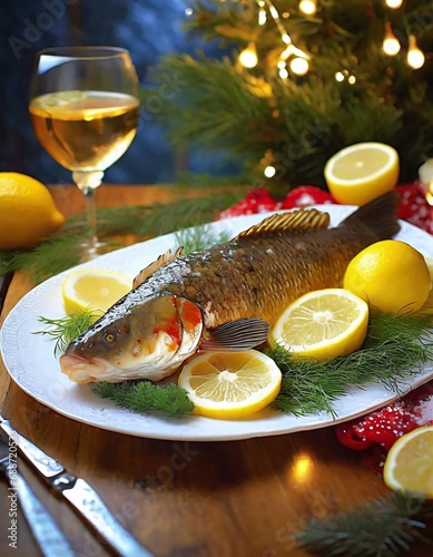 Christmas fish, carp © Aleksandra
