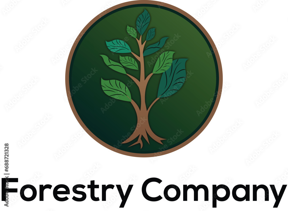 tree logo vector illustrations, Tree Symbol, tree vector icon. Nature trees vector illustration logo design