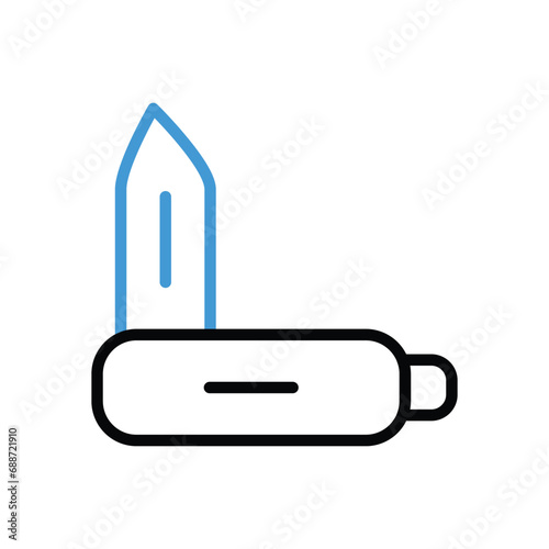 Pocket Knife Icon vector stock illustration