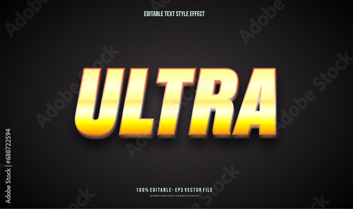 Editable text effect shiny color. Text style effect. Editable fonts vector files.