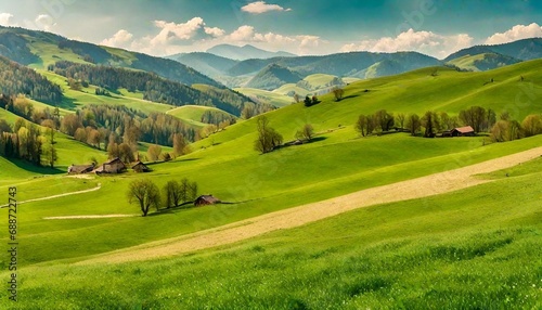 landscape in the mountains