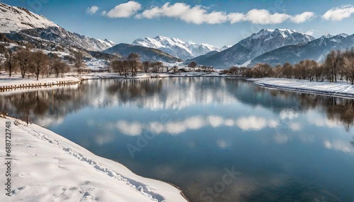 lake in the mountains