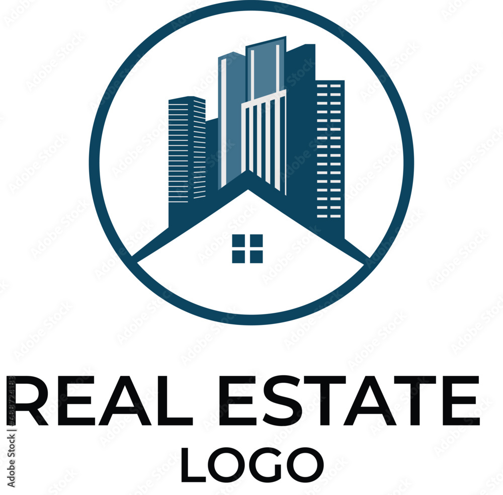 real estate logo,  Real Estate Logo. Construction Architecture Building Logo Design Template Element