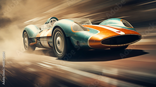 Racing car at high speed © Alin