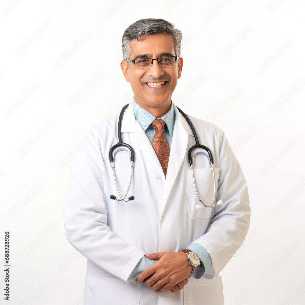 Young and confident indian male doctor Young and confident indian male doctor