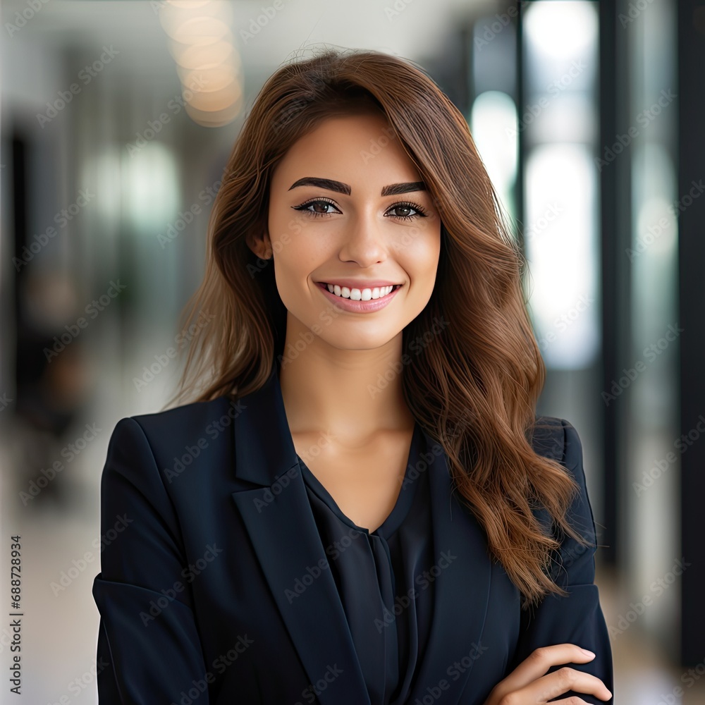 business woman posing in office front, business casual, business photo, photo portrait, smiling, young, european, business photo mock-up business woman posing in office front, business casual, business photo, photo portrait, smiling, young, european, business photo mock-up