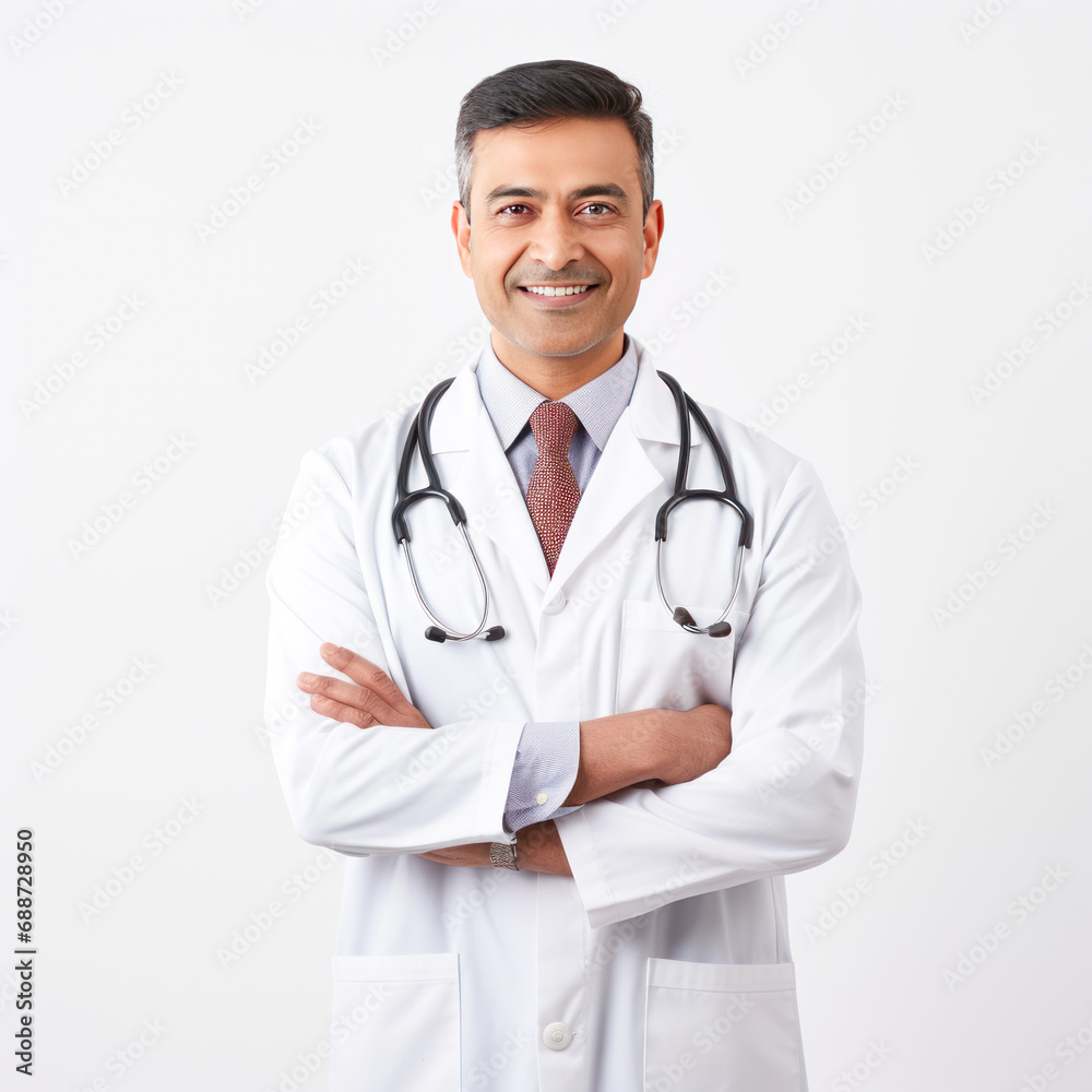 Young and confident indian male doctor Young and confident indian male doctor