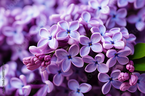 close up of lilac flowers,ai generated © Veronica