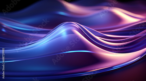 Engaging 3D rendering with captivating purple and blue abstract geometric background for advertising technology showcase banners cosmetic fashion business. 