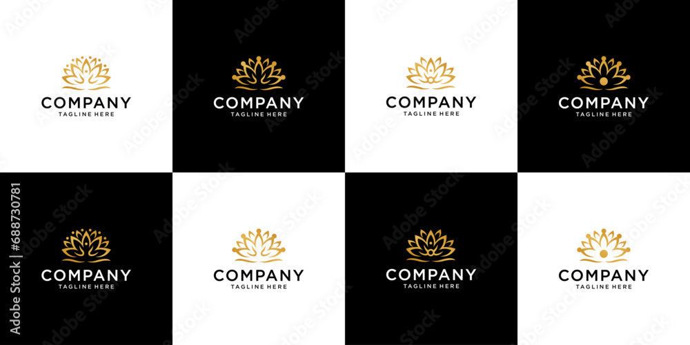 luxury logo beauty company name