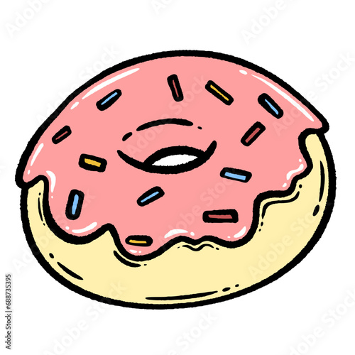 svg color donut retro pop pcsk studio stock element