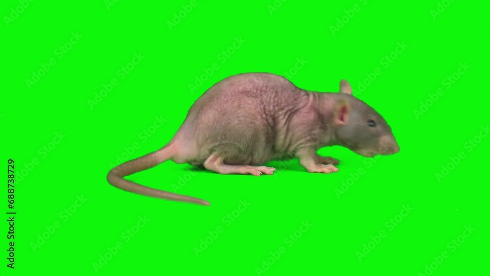 rat mouse isolated on green background screen rat mouse isolated on green background screen