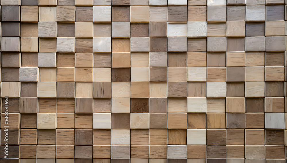Wooden mosaic texture wallpaper Wooden mosaic texture wallpaper