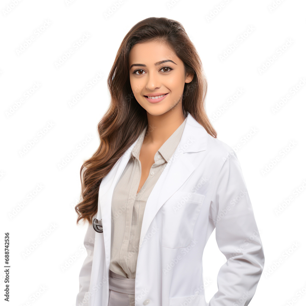 Young and confident indian female doctor Young and confident indian female doctor