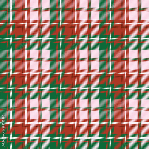 Christmas Plaids Digital Papers, traditional Checks Tartan Papers, Holiday Digital Scrapbooking , Red and Green Merry Pattern