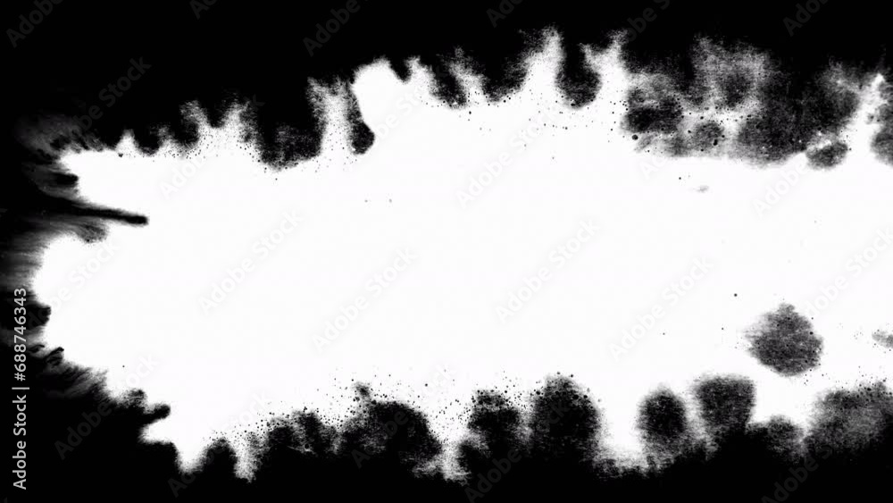 Black ink rorschach effect abstract background artistic flow splatter spots spills white paper beautiful reveal dripping streaks spread fluid ink alpha matte isolated watercolor ink drops transition Black ink rorschach effect abstract background artistic flow splatter spots spills white paper beautiful reveal dripping streaks spread fluid ink alpha matte isolated watercolor ink drops transition
