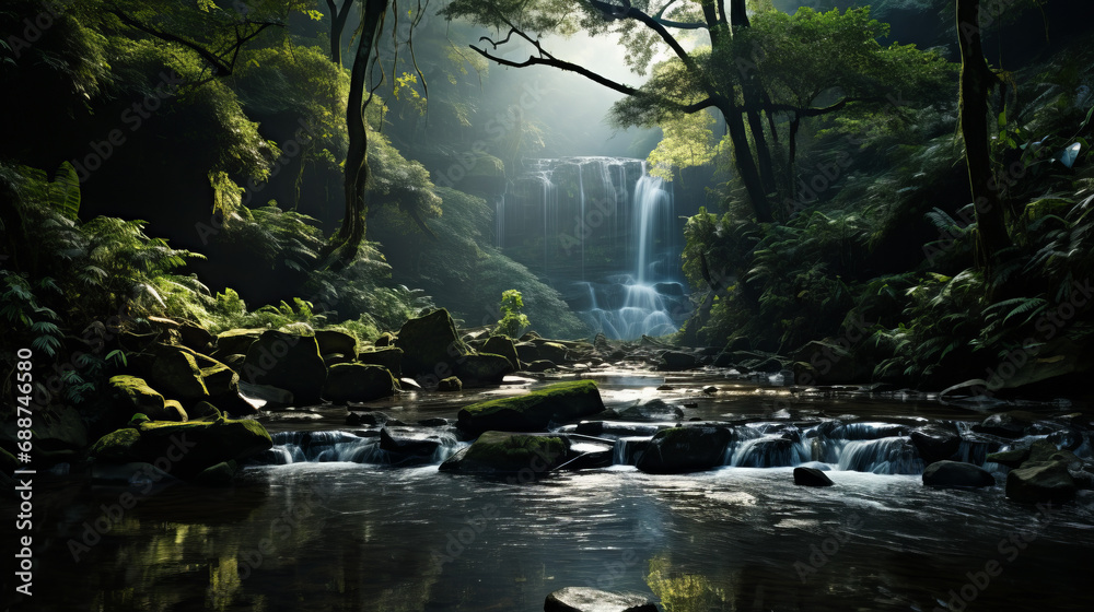 waterfall in the forest