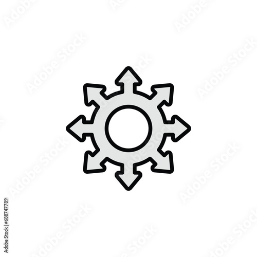 Algoritm icon design with white background stock illustration photo