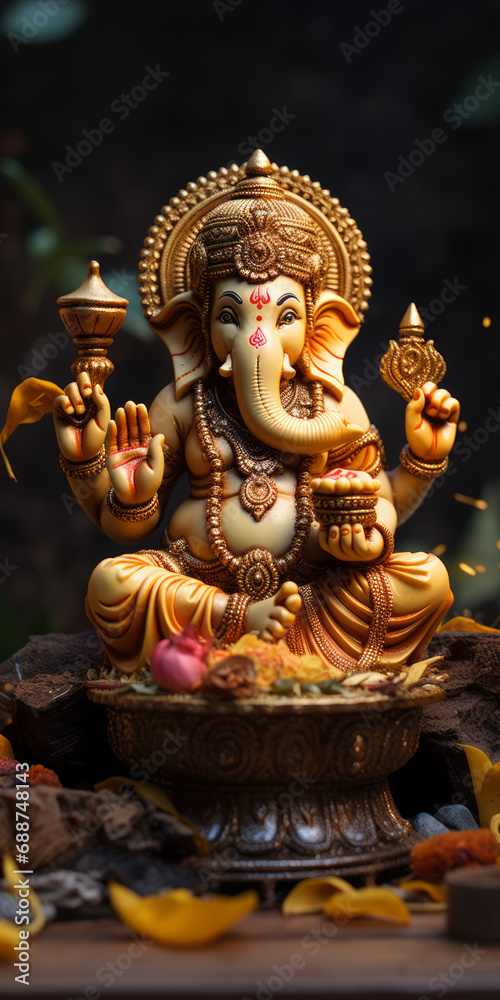 Fototapeta premium Lord Ganesha Indian God