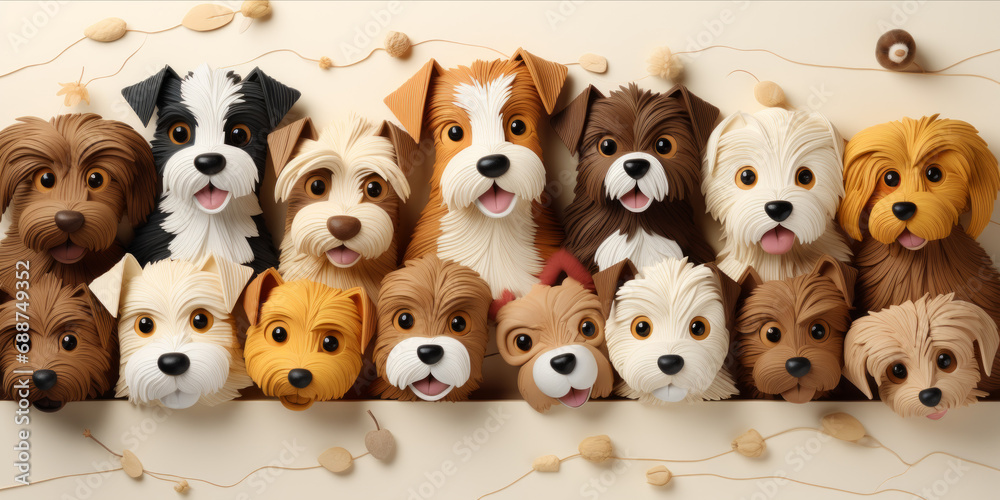 Obraz premium Hunde