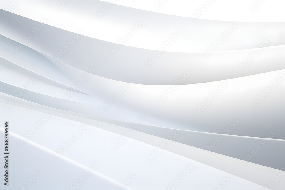 Smooth abstract white curves on a soft background Smooth abstract white curves on a soft background
