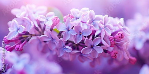 A close-up of a spring lilac blossom, showcasing the beauty and fragrance of nature.