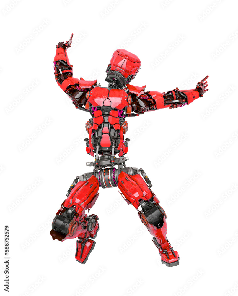 robot soldier is falling down robot soldier is falling down