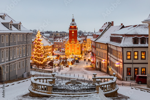 The main market of Gotha in Thuringia photo