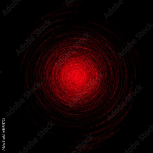 Abstract red circle