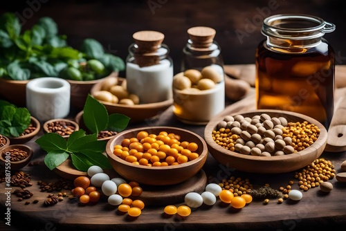 homeopathic vitamins, natural alternatives, and balanced diet.