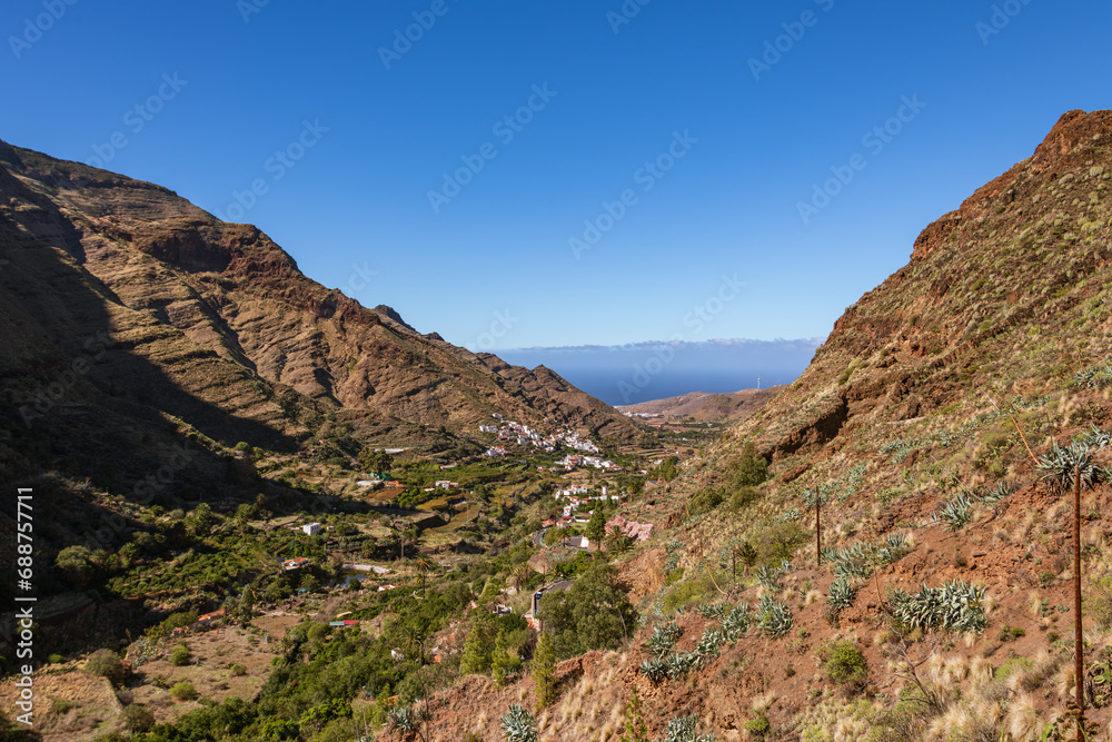 Panoramic View Into The Valley