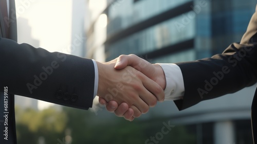 job interview,Handshake,finishing successful meeting,Business etiquette,congratulation,meeting,new business,startup,employee,teamwork,trust concept.Young business people shaking hands in the office. 