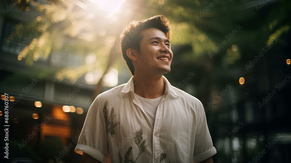 a charismatic romantic hero, radiating a romantic aura and graceful movements. generative AI a charismatic romantic hero, radiating a romantic aura and graceful movements. generative AI