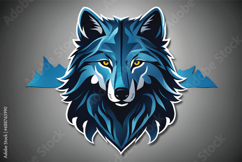 Wolf logo. Wolf Logo vector Illustrated. Alpha Spirit: The Majestic Howl. Illustration. wolf logo design vector symbol graphic idea creative. Wolf head Vector illustration.