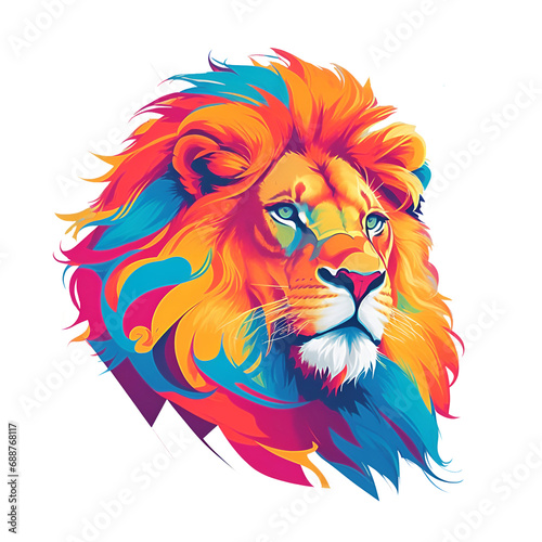 lion rainbow 