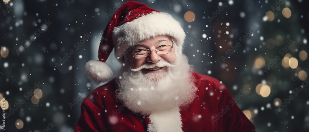 santa claus in the snow santa claus in the snow