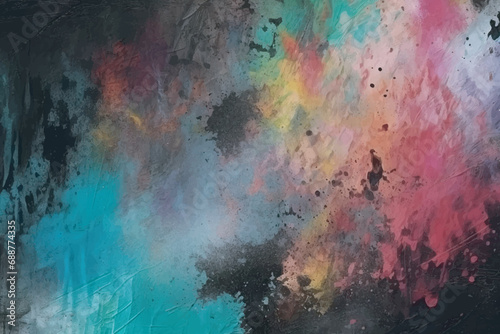 Wallpaper Mural Multicolored abstract dirty grunge background Torontodigital.ca