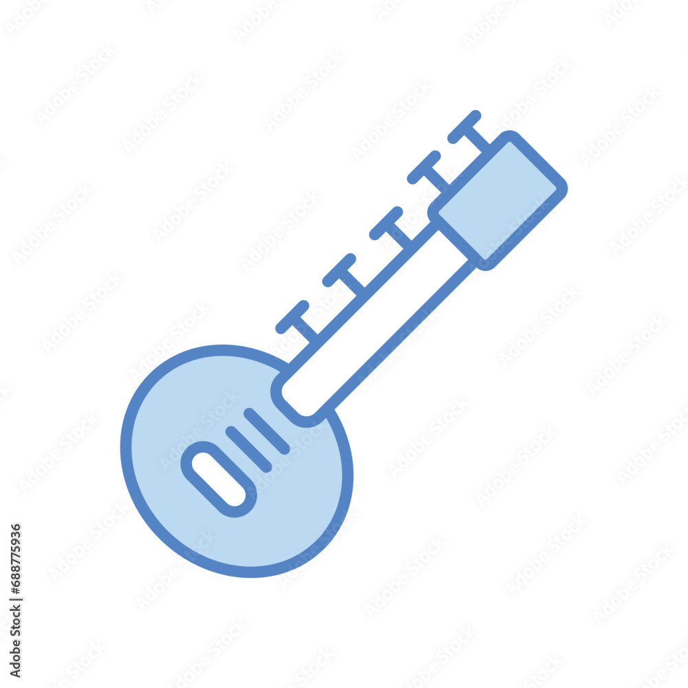 Sitar icon vector stock illustration Sitar icon vector stock illustration