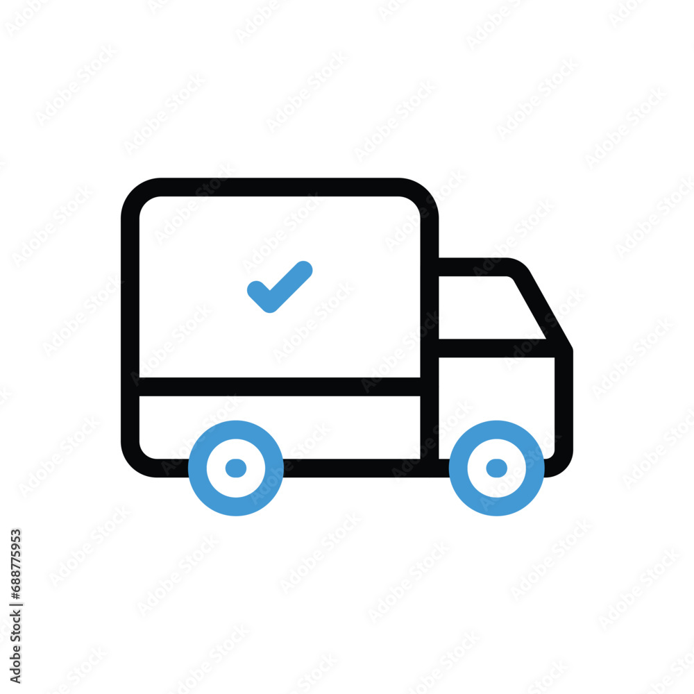 Delivery Truck Icon vector stock illustration Delivery Truck Icon vector stock illustration